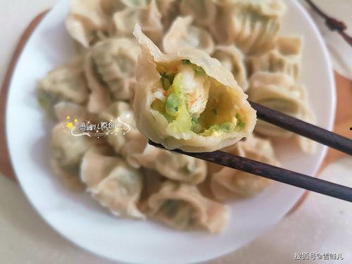 扶手瓜包饺子吃,家常美味新尝试